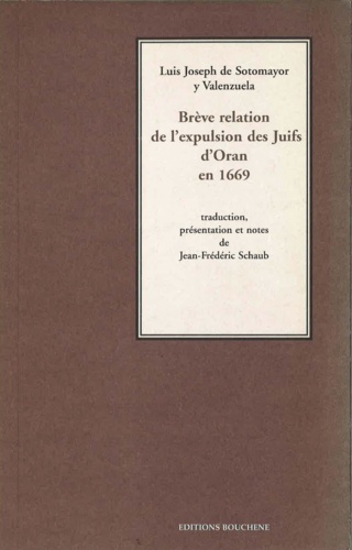 Brève relation de l'expulsion des Juifs d'Oran en 1669