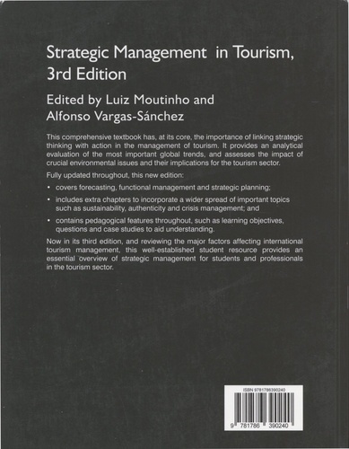 Strategic Management in Tourism 3rd edition