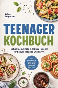 Teenager Kochbuch: Schnelle, günstige & leckere Rezepte für Schule, Freunde und Partys – inkl. Mikrowelle & Tassenküche, Meal-Prep, Fingerfood, Dips uvm.