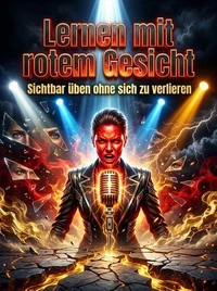Lernen mit rotem Gesicht