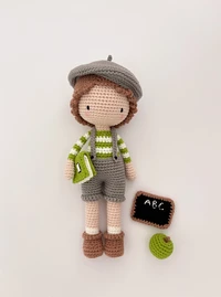 Coffret les Poupées de Lulu au crochet et ses accessoires