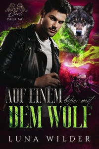 Auf einem Bike mit dem Wolf