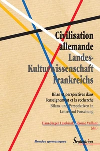 Civilisation allemande/Landes- Kulturwissenschaft Frankreichs