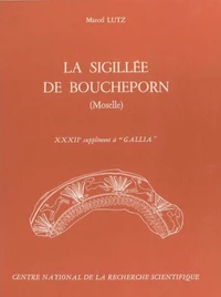 La sigillée de Boucheporn (Moselle)