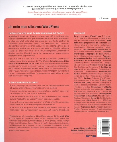 Je crée mon site avec WordPress. Le guide complet, de l'hébergement à la promotion 3e édition