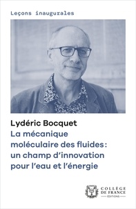 Lydéric Bocquet - La mécanique moléculaire des fluides : un champ d'innovation pour l'eau et l'énergie.