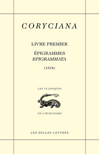 Coryciana. Livre Premier, Epigrammes / Epigrammata (1524)