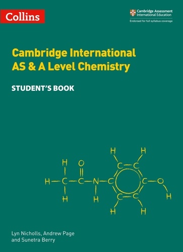 Lyn Nicholls et Andrew Page - Cambridge International AS &amp; A Level Chemistry Student's eBook - Course licence.