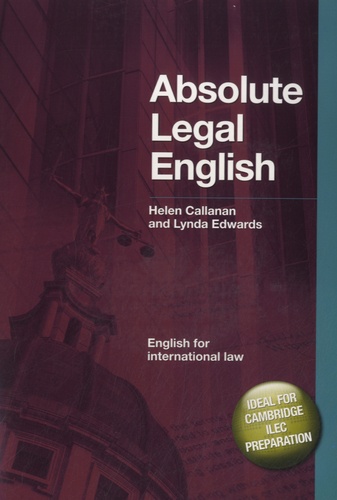 Lynda Edwards - Absolute Legal English. 1 CD audio