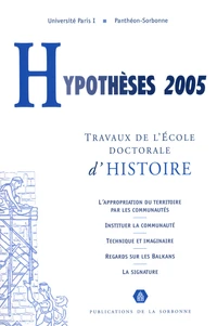 Hypothèses 2005