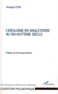 L'idéalisme en Angleterre au XVIIIe siècle