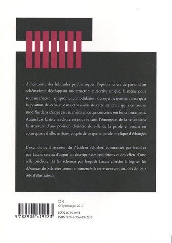 Cahiers de lectures freudiennes N° 28 Positions subjectives données comme psychotiques