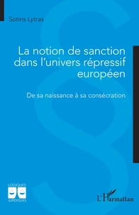 La notion de sanction dans l’univers répressif européen