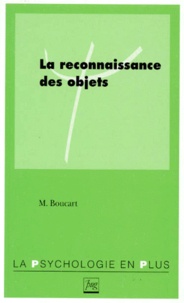 M Boucart - La reconnaissance des objets.