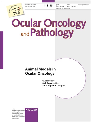 M-J Jager et S-E Coupland - Animal Models in Ocular Oncology - Special Topic Issue: Ocular Oncology and Pathology 2015, Vol. 1, No. 3.