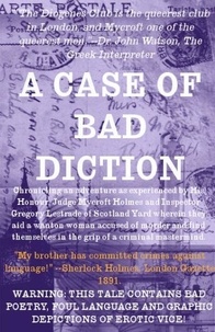  M. Jones - A Case Of Bad Diction - Judge Mycroft Holmes, #1.