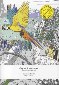 Cahier à colorier Animaux du ciel