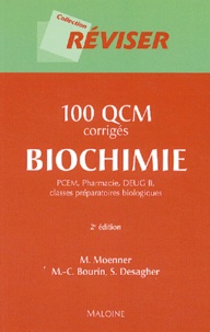 100 QCM corrigés Biochimie - PCEM, Pharmacie, DEUG B, classes préparatoires biologiques.pdf