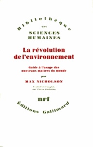 M Nicholson - Révolution de l'environnement.