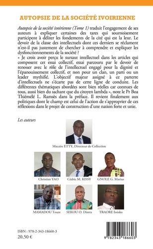Autopsie de la société ivoirienne. Tome 1