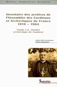 Inventaire des archives de l'Assemblée des Cardinaux et Archvêques de France 1919-1964