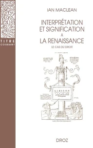 Interprétation et signification à la Renaissance