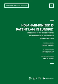 How Harmonized is Patent Law in Europe?
