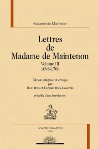 Lettres de Madame de Maintenon