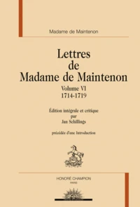 Lettres de Madame de Maintenon
