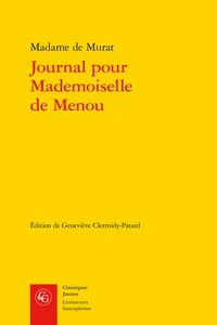 Journal pour Mademoiselle de Menou