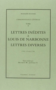 Correspondance générale