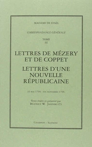 Correspondance générale