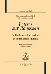 Oeuvres complètes, Série 1