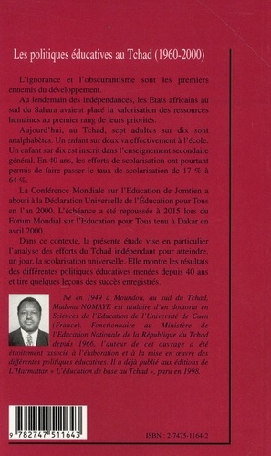 Les politiques éducatives au Tchad (1960-2000)