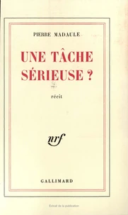 Une tâche sérieuse ?