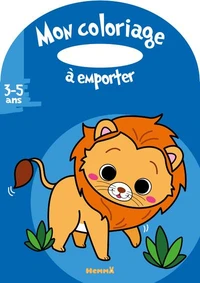 Mon coloriage à emporter Lionceau