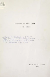 Gustave Le Poittevin, 1856-1930