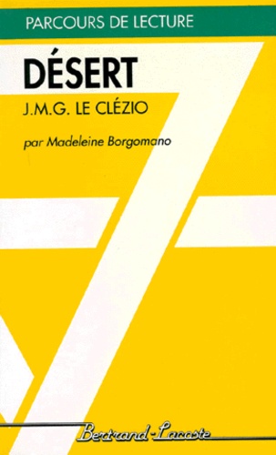 Madeleine Borgomano - "Désert", J. M. G. Le Clézio.