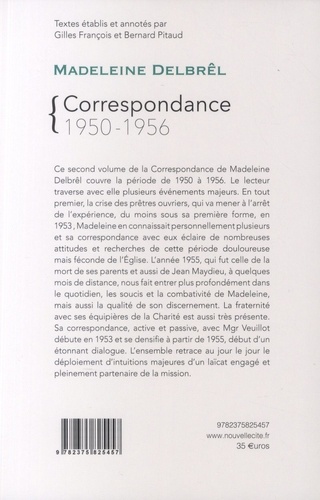 Correspondance. Tome 2, 1950-1956