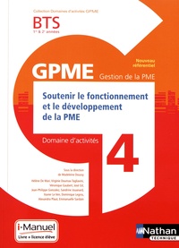 Livres  en téléchargement mobile Domaine d'activités 4 Soutenir le fonctionnement et le développement de la PME BTS GPME 1re & 2e années 