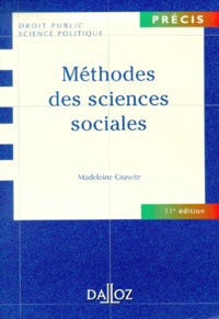 methodes des sciences sociales madeleine grawitz