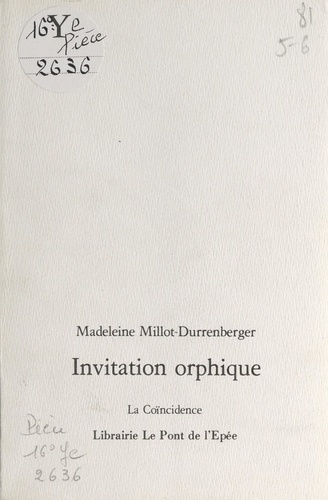 Invitation orphique
