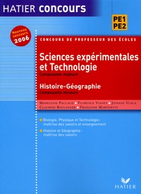 Madeleine Paccaud et Florence Vianey - Sciences expérimentales et Technologie ; Histoire et Géographie - Concours de Professeur des Ecoles.