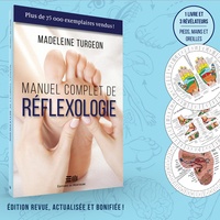 Madeleine Turgeon - Manuel complet de réflexologie - Coffret avec 3 révélateurs.