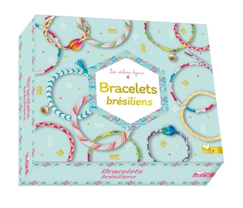 Mes bracelets brésiliens - Coffret avec 9 fils... de Mademoiselle Lupin -  Livre - Decitre