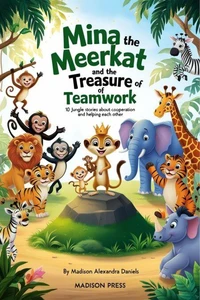 Mina the Meerkat and the Treasure of Teamwork: 10 Jungle Stories About Cooperation and Helping Each Other