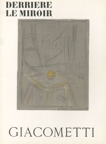 Jean-Paul Sartre - Derrière le miroir N° 65, Mai 1954 : Giacometti.