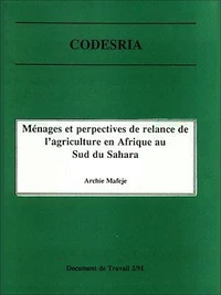 Ménages et perspectives de relance de l'agriculture en Afrique au sud du Sahara