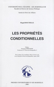 Magali Bouteille - Les propriétés conditionnelles.