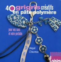 40 grigris créatifs en pâte polymère pour vos sacs et votre portable
